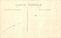 VINTAGE POSTCARD Castle Of Chantilly the Park Bridge of the great men