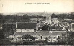VINTAGE POSTCARD Compiegne View Taken of Margny