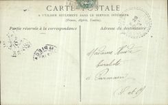 VINTAGE POSTCARD Castle of Compiegne Dimensions park