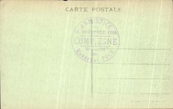 VINTAGE POSTCARD Drill of Compiegne Crossroads of L armistice