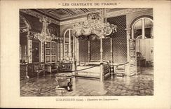 VINTAGE POSTCARD Compiegne Room of L empress