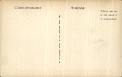 VINTAGE POSTCARD Castle of Chantilly library