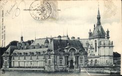 VINTAGE POSTCARD Chantilly Castle