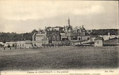 VINTAGE POSTCARD Castle of Chantilly View