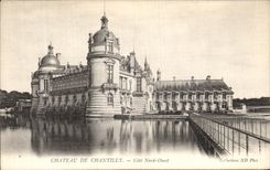 VINTAGE POSTCARD Castle of Chantilly Dimensions Northern West