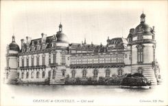 VINTAGE POSTCARD Castle of Chantilly Dimensions Northern