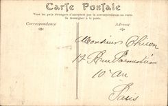 VINTAGE POSTCARD Castle of Chantilly the Bridge and L island D amor