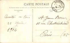 VINTAGE POSTCARD Chantille Large Stables