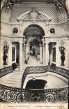 VINTAGE POSTCARD Chantille Castle Of L Staircase D Honor and the Hall