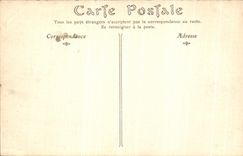 VINTAGE POSTCARD Compiegne Palate Living room of the vault