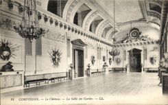 VINTAGE POSTCARD Compiegne the Castle Room of the Guards