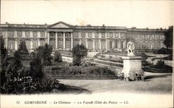 VINTAGE POSTCARD Compiegne the Castle the Frontage