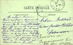 VINTAGE POSTCARD Compiegne the Castle the Frontage Dimensions park