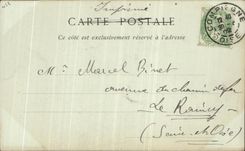 VINTAGE POSTCARD Compiegne the Castle Cabinet of Presdent of the Republic