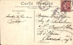 VINTAGE POSTCARD Compiegne Reception room of the foreign Sovereigns