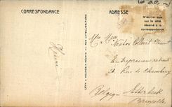 VINTAGE POSTCARD Compiegne the Place of L Town hall