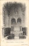 VINTAGE POSTCARD Castle Of Interior Chantilly of the Vault