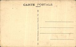 VINTAGE POSTCARD Castle Of Chantilly Garden of Sylvie