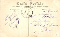 VINTAGE POSTCARD Castle Of Chantilly L Entered