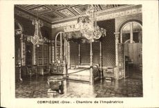 Advertizing Postcard Compiegne Room of L Empress Byla Publicity