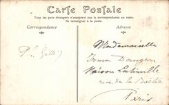 VINTAGE POSTCARD Compiegne Terraces and the Castle