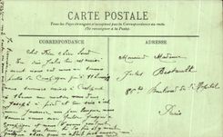 VINTAGE POSTCARD Compiegne Frontage of the Castle on the Park