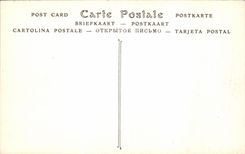 VINTAGE POSTCARD Compiegne Living room of the Aide de camps