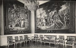 VINTAGE POSTCARD Compiegne palate History of Jason and Medee Jason removes the Fleece D gold