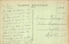 VINTAGE POSTCARD Compiegne the College and the Street D Ulm