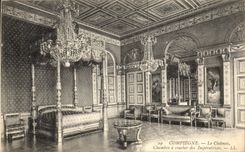 VINTAGE POSTCARD Compiegne the Castle Room has to sleep of Imperatices