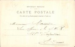 VINTAGE POSTCARD Compiegne the Castle Seen of the Park