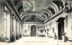 VINTAGE POSTCARD Compiegne the Castle Room of the Guards