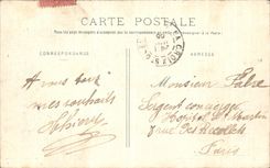 VINTAGE POSTCARD Compiegne Castle Room has to sleep of Marie Antoinette