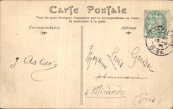 VINTAGE POSTCARD Compiegne Castle Seen On the Park taken of the Cradle of L emperor