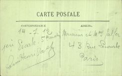 VINTAGE POSTCARD Compiegne the Park and the Castle