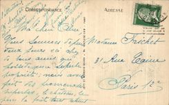 VINTAGE POSTCARD Compiegne Frontage of the Castle