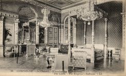 VINTAGE POSTCARD Compiegne the Castle Room of the Empresses