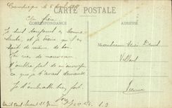 VINTAGE POSTCARD Compiegne the Castle the Park