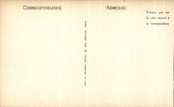 VINTAGE POSTCARD Castle Of Compiegne Village hall