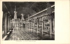 VINTAGE POSTCARD Compiegne the Galarie Castle of the Festivals