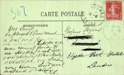 VINTAGE POSTCARD Chantilly Castle of the White Queen