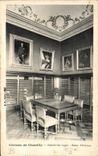VINTAGE POSTCARD Castle Of Chantilly Gallery of the Home Living room D Orleans