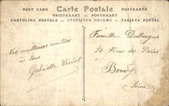 VINTAGE POSTCARD Castle of Chantilly Museum Cop Furnace bridge of the Vault by Jean Pin