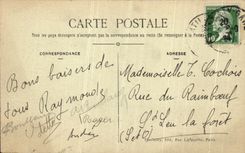 VINTAGE POSTCARD Chantilly Frontage of the Castle