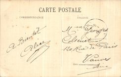 VINTAGE POSTCARD Park of the Castle Of Chantilly House of Sylvie