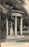 VINTAGE POSTCARD Park of Chantilly English Garden Temple of Come Callipyge