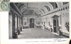 VINTAGE POSTCARD Palate of Compiegne Room Of the Guards