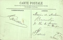 VINTAGE POSTCARD Compiegne Frontage of the Castle on the Park