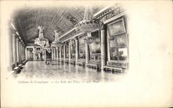 VINTAGE POSTCARD Castle of Compiegne the Village hall