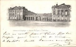 VINTAGE POSTCARD Castle of Compiegne Principal Frontage